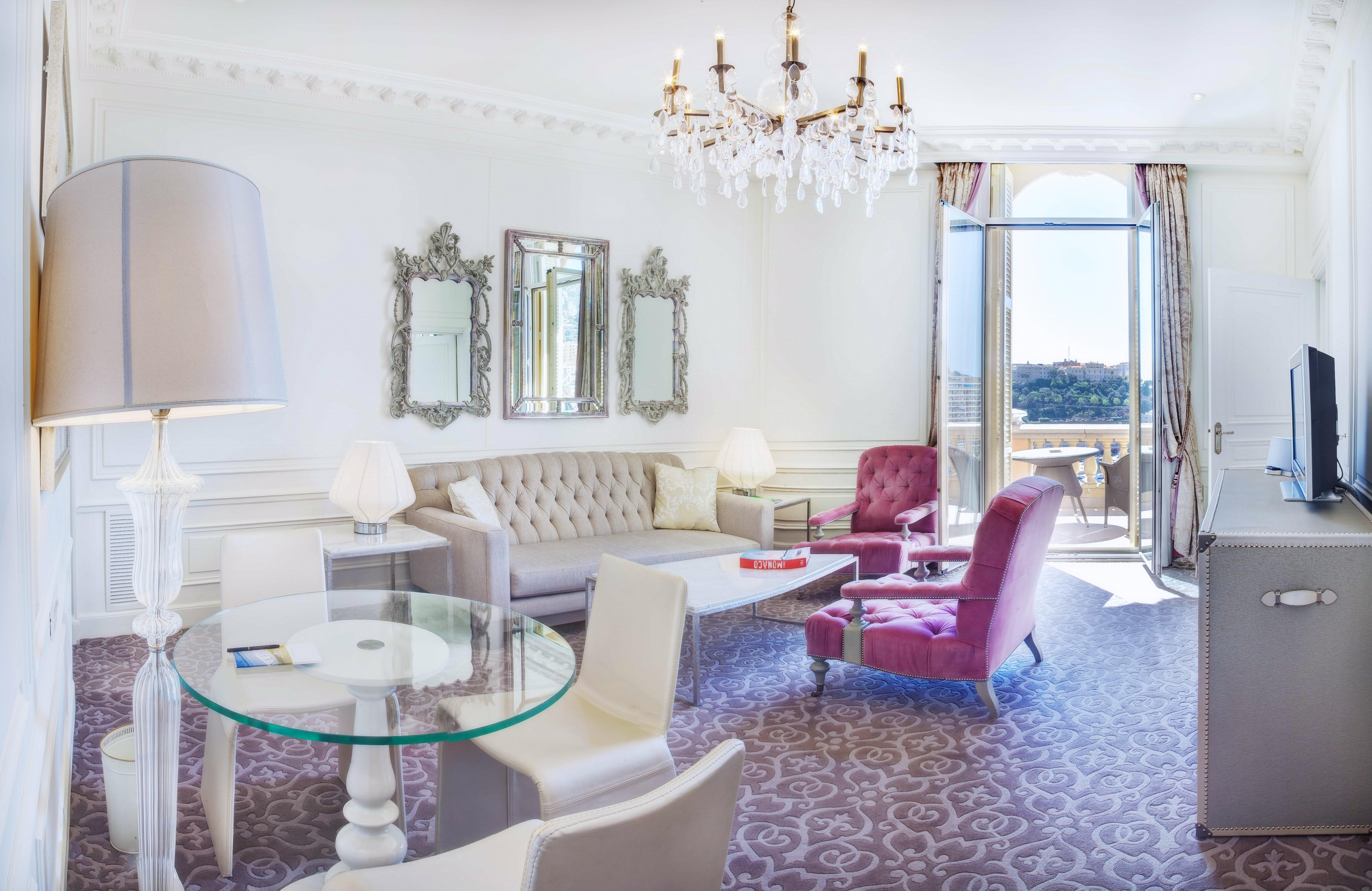Hotel Hermitage Monte-Carlo Exterior foto A suite at the Hotel de Crillon