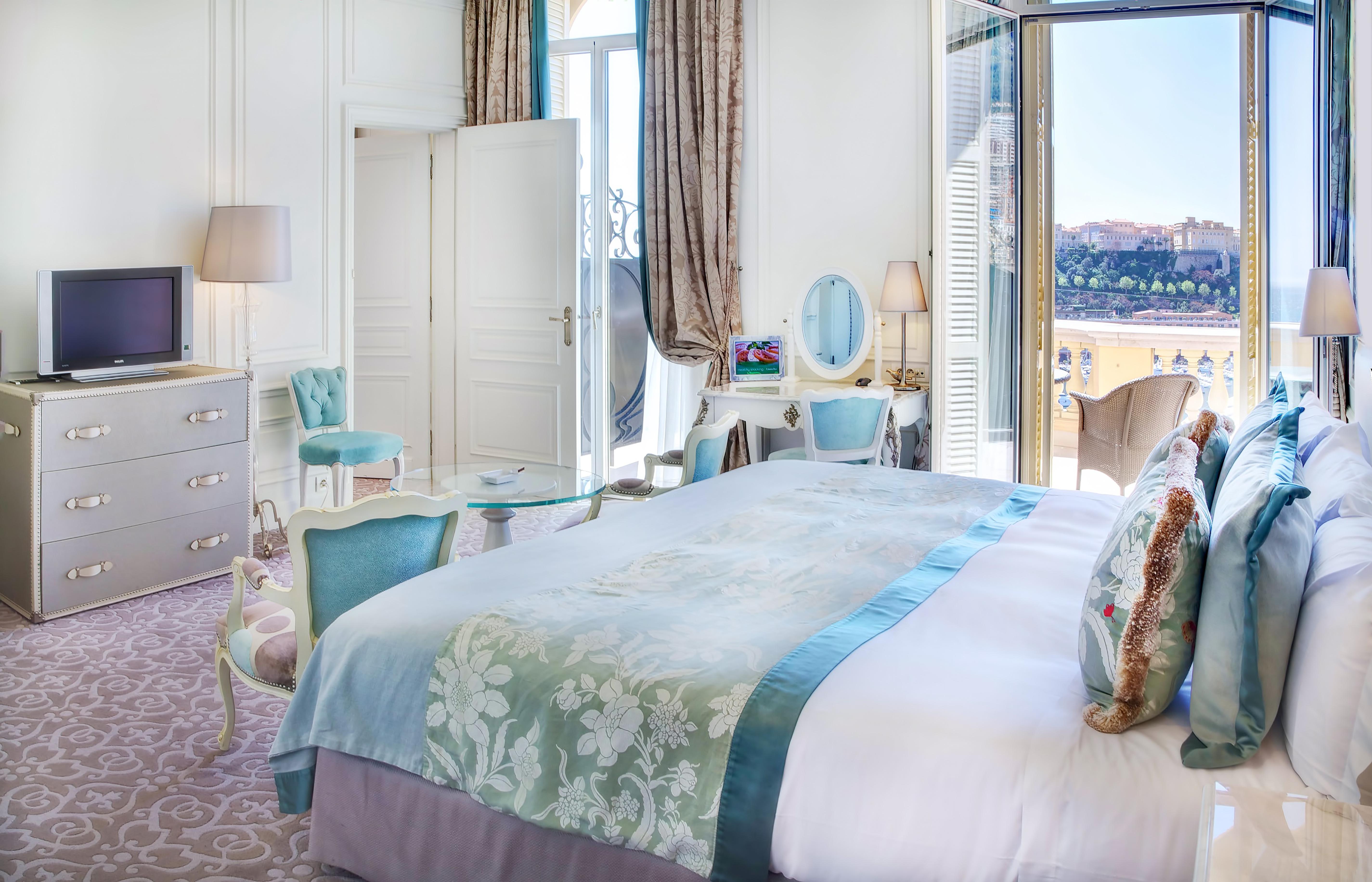 Hotel Hermitage Monte-Carlo Exterior foto A bedroom at the hotel