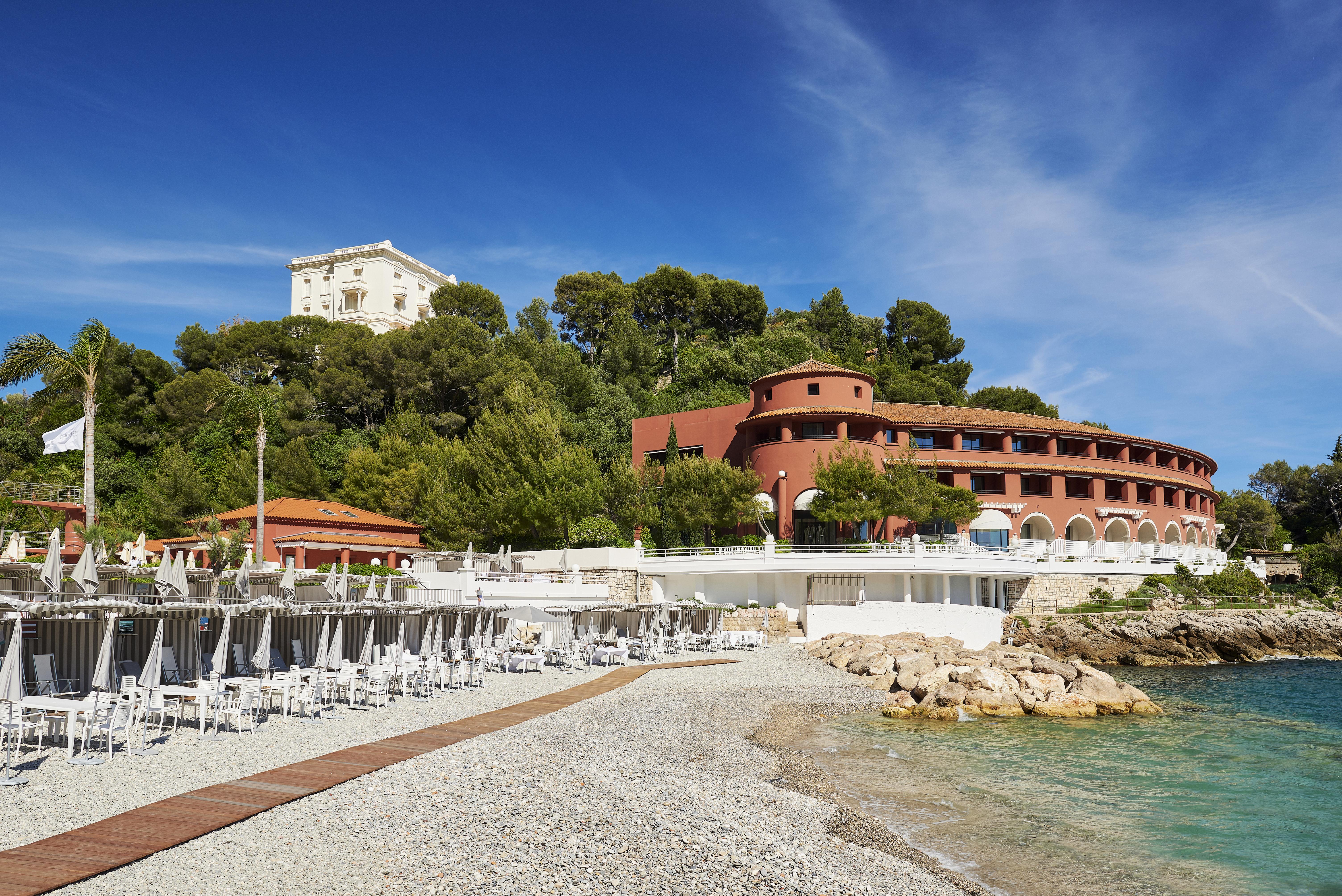 Hotel Hermitage Monte-Carlo Exterior foto The hotel's beach