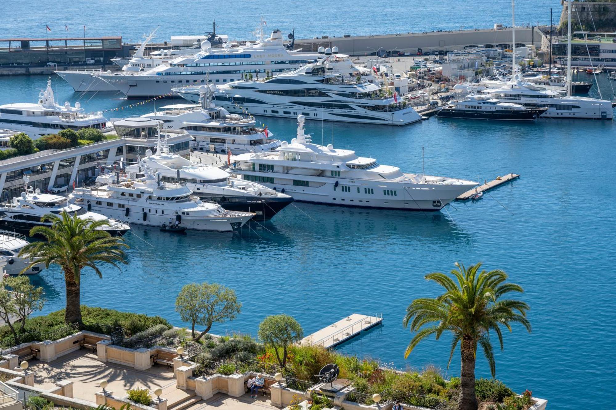 Hotel Hermitage Monte-Carlo Exterior foto Port of Monaco